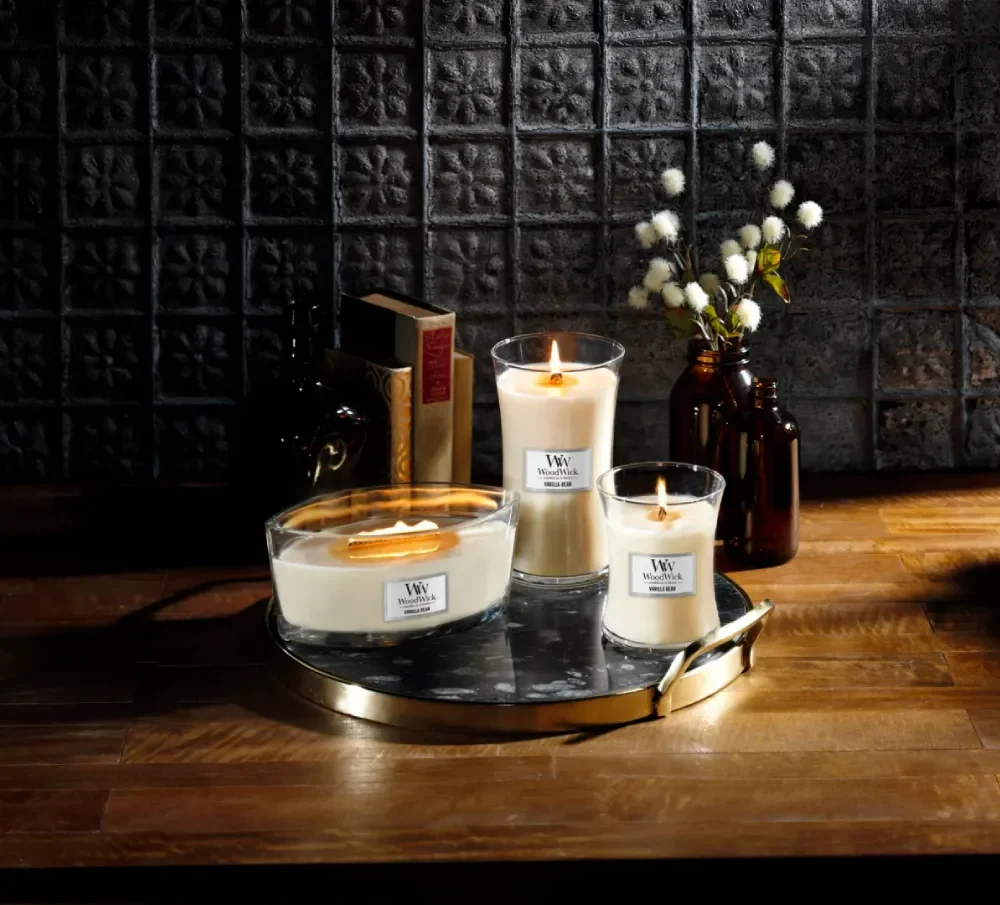 Woodwick geurkaars